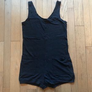 American Apparel charcoal romper